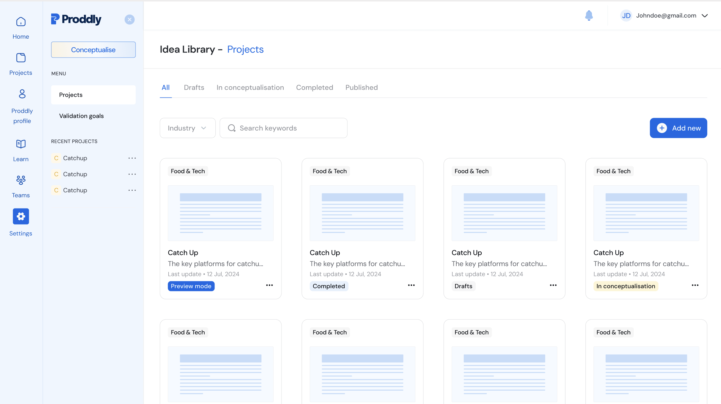 Proddly: Creator Product Workspace
