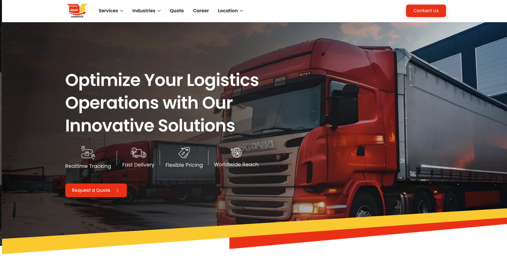 SSAF Logistics: Global Freight & Forwarding Platform